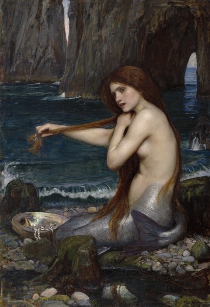 Waterhouse, John William - A mermaid (1900) (Royal Academy of Arts)